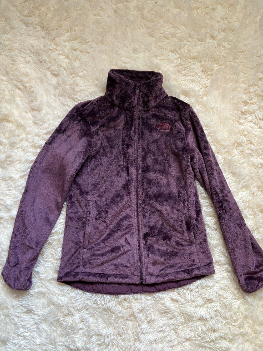 The North Face Osito Fleece Jacket Womens Full Zip Purple M